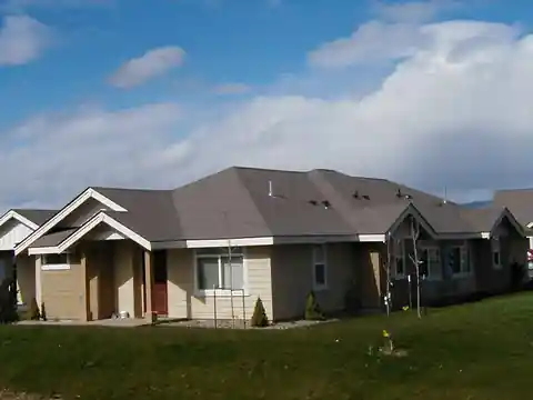 Multi-unit townhomes with a new roof